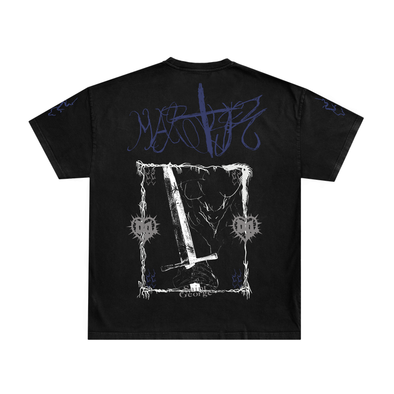 ST. GEORGE BLACK TEE