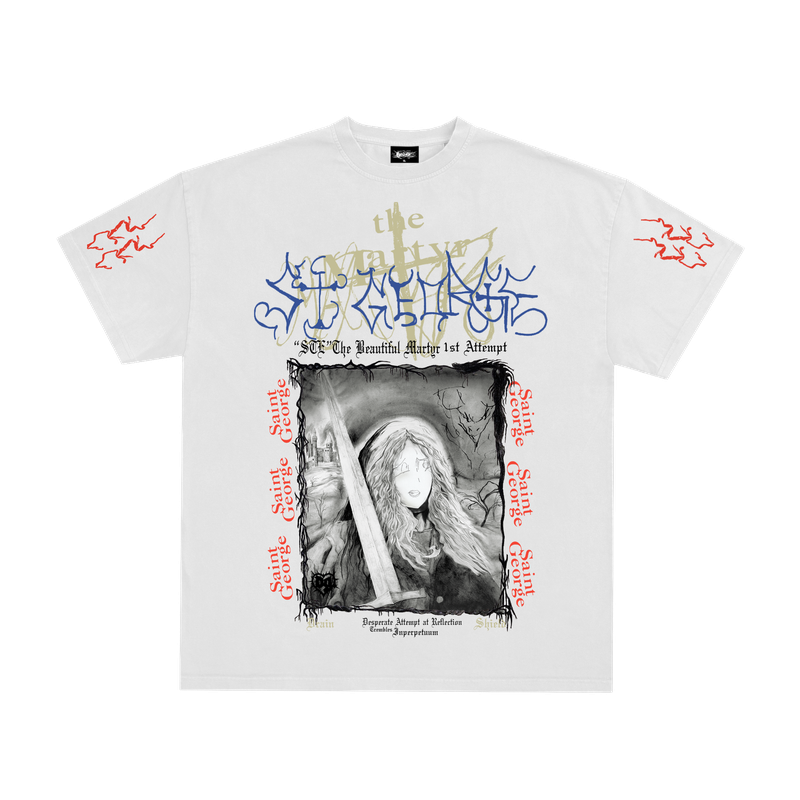 ST. GEORGE WHITE TEE